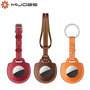 For Airtag Case Leather Key Ring Baseus for Airtag Keychain Protective Cover for Hermes Tracker Anti-lost for Apple Air Tag Case
