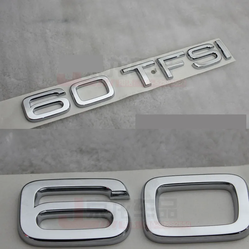 Стандарт Audi Emission A3A4LA5A6LQ5 Автомобильный задний ярлык 30 35 40 45 50 55 TFSI наклейки на излучение автомобиля
