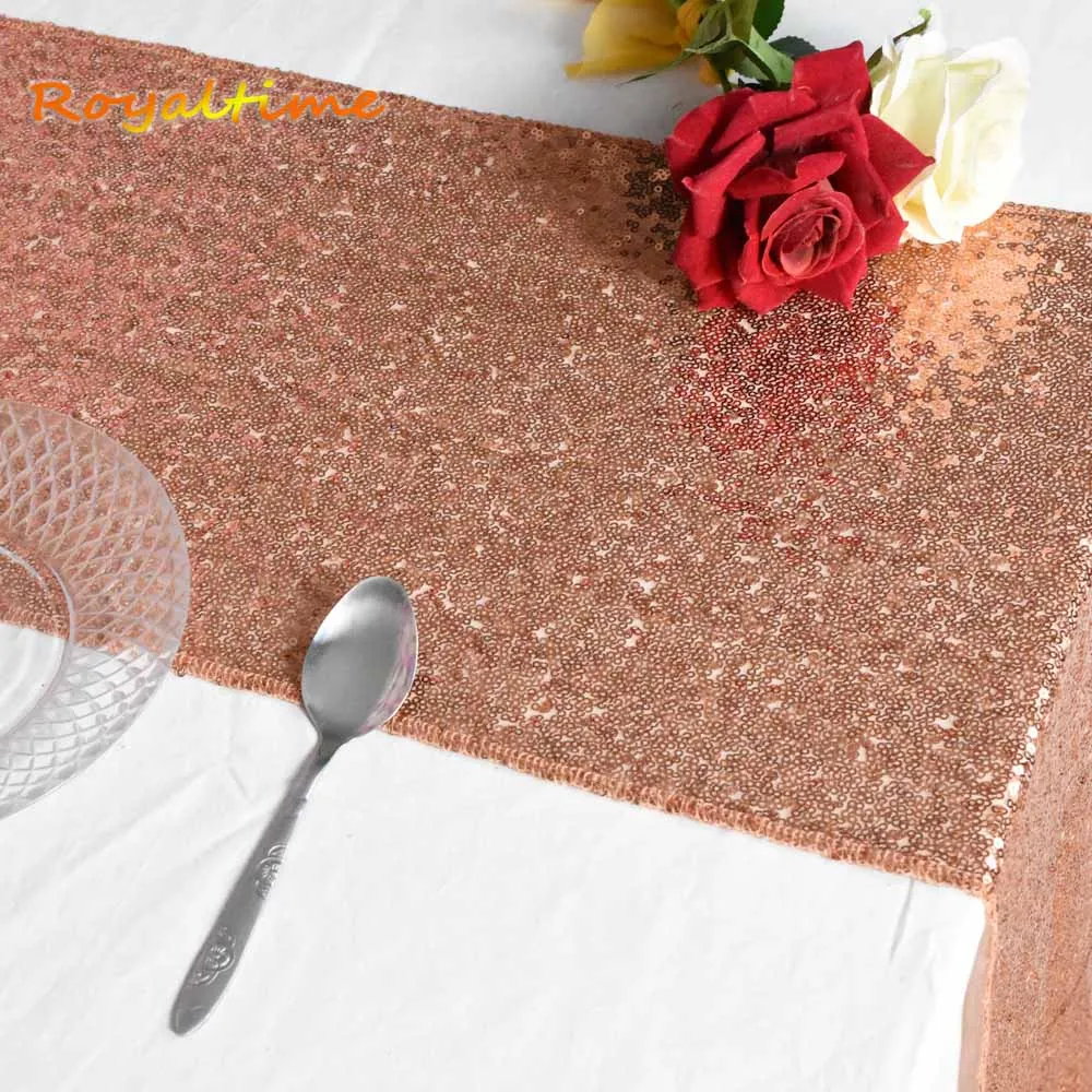 UPKOCH 30 x 275 cm Sequin Table Runner Table Decoration for Wedding Party Gold UPKOCH 30 x 275 cm Sequin Table Runner Table Decoration for Wedding Party Gold