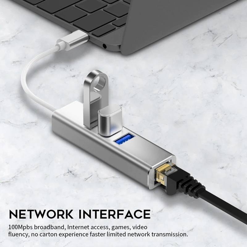 Usb-хаб 3,0 многопортовый USB 4/3 порт USBC концентратор высокая скорость передачи 5 Гбит/с usb-разветвитель type-C для ПК MacBook Pro samsung
