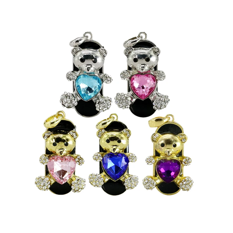 

Full Capacity USB Flash Drive 64GB USB Stick Bear USB Flash Disk 32GB Pendirves 16GB Flash Card 8GB Memory Stick 4GB Flash Drive