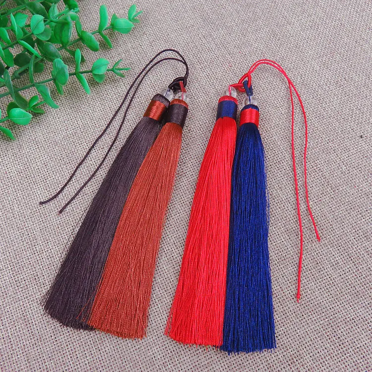 

Hot style Chinese style double tassel knot key chain pendant car key chain home office decoration accessories