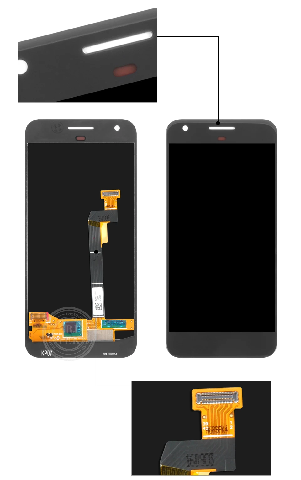 5," AMOLED дисплей для Google Pixel ЖК сенсорный экран дигитайзер для Google Pixel 1 дисплей htc Nexus S1 ЖК замена