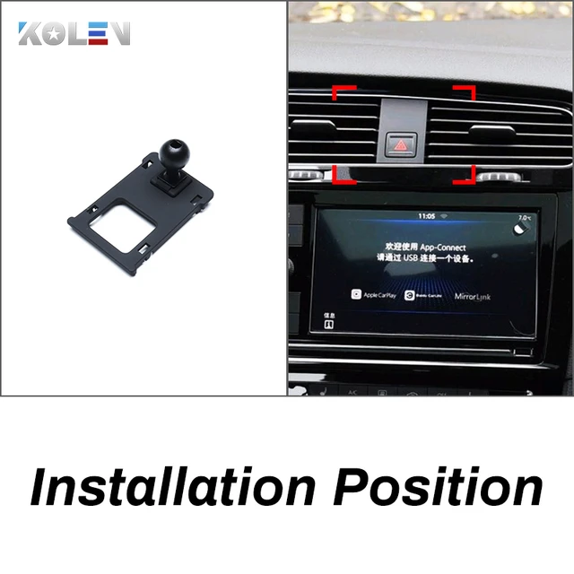 Auto Handy Halter Für Volkswagen VW Golf 7 MK7 2014-2020 Handy GPS Air Vent  Outlet Halterung Snap-typ Navigation Stehen - AliExpress