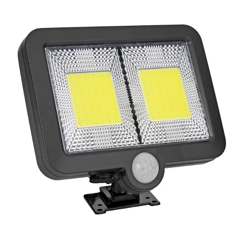 COB 108LED Солнечная Лампа PIR датчик движения Водонепроницаемый Открытый Путь ночной Светильник инфракрасный датчик садовый светильник дропшиппинг
