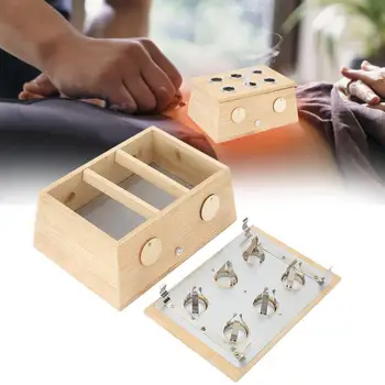 

Moxibustion Box 6 Holes Moxa Stick Box Moxa Burner Body Relax Massage Tool Pain Relieve Traditional Chinese Therapy Health Care