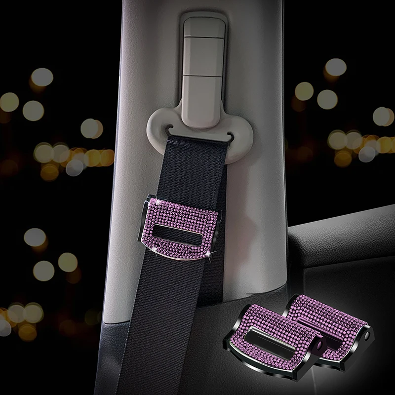 Clips universales Para cinturones de de coche, Clip de plástico con de tope, rosa, Para niñas, 2 uds., venta al por mayor - AliExpress Automóviles y motocicletas