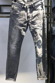 

Men high quality NEW diesel Designer Brand Jeans Stretch Slim Fit Pants For Men male denim jeans Designer Trousers D22