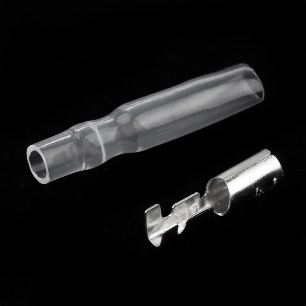 200 Pcs 3.9mm Car Truck Insulation Bullet Connector Wire Terminals Kits For Motorcycle Scooter Moped Car Kit Car Atv Quad