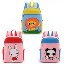 Детская школьная сумка с рисунком животных, рюкзаки для детского сада для девочек и мальчиков, детские сумки-портфель, s-образный плечевой