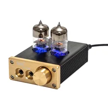 DIY Мини клапан усилителя трубки усилитель для наушников стерео аудио HiFi наушники Amp С AC100-240V питания плоский разъем