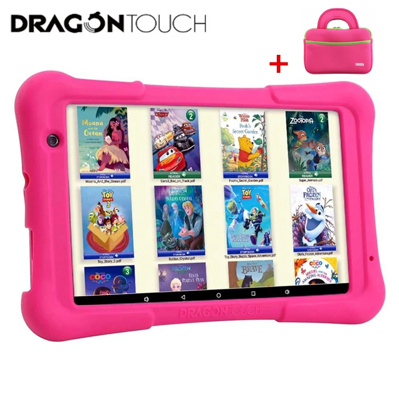 Dragon Touch Y80 детский планшет 8 дюймов HD дисплей Android 9,0 планшеты для детей 16 Гб четырехъядерный 1,5 ГГц USB Android 8,1 планшетный ПК