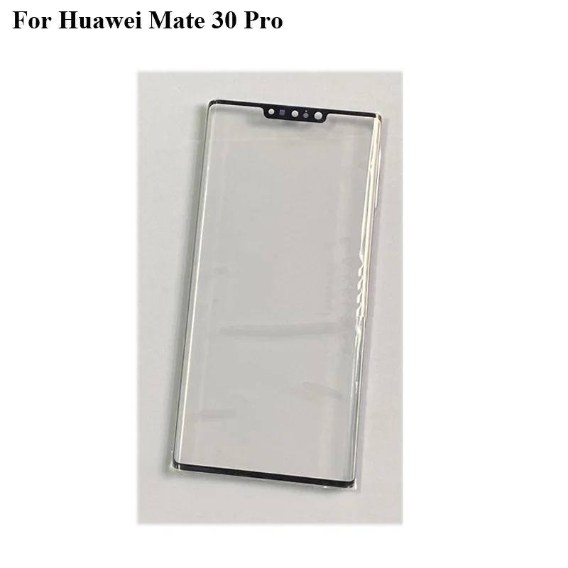 

For Huawei Mate 30 Pro Mate30 pro Front LCD Glass Lens touchscreen Mate 30Pro Touch screen Panel Outer Screen Glass without flex