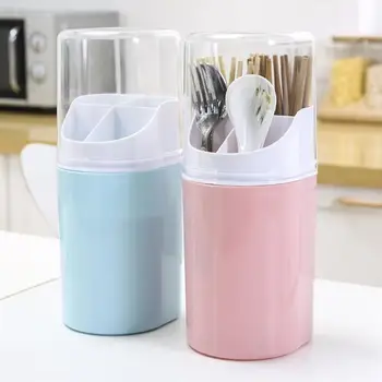 

Wall-mounted Drain Chopsticks Storage Rack Holder Creative for Home Kitchen plastic storage box organizer for cosmetics
