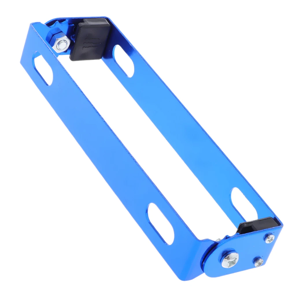 Adjustable Motorcyle Tail Brake Light License Plate Tag Holder Frame Mount for Scooter Motorbike Seven Colors