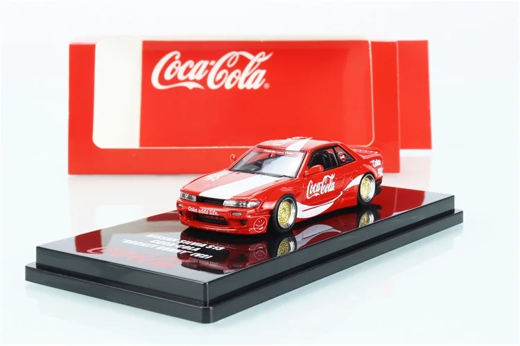 INNO 1:64 INNO64 x тодрожжи RedCOLA NISSAN SILVIA S13 ROCKET BUNNY V2 литые модели автомобилей | Игрушки и