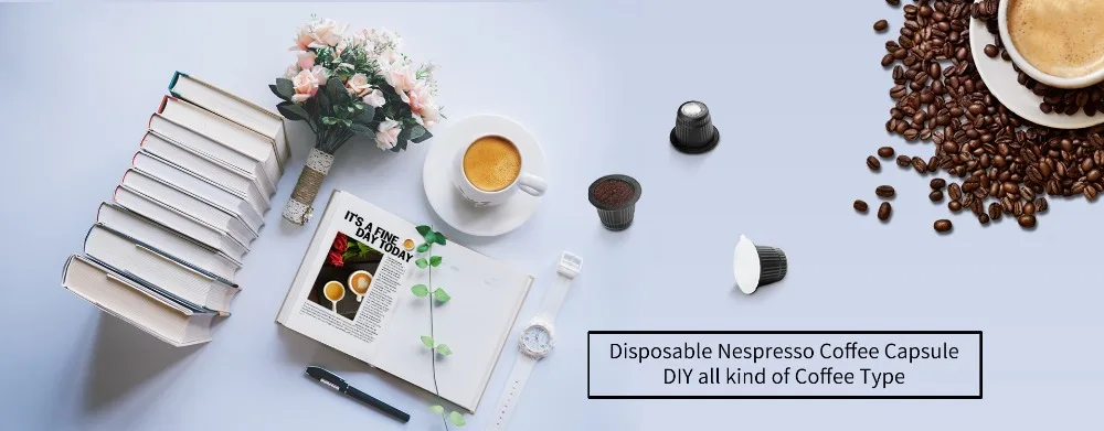Обновленная версия кофейных капсул, фильтрующая чашка многоразового использования, кофейные капсулы для кофемашин Nespresso, ложки, чайные корзины