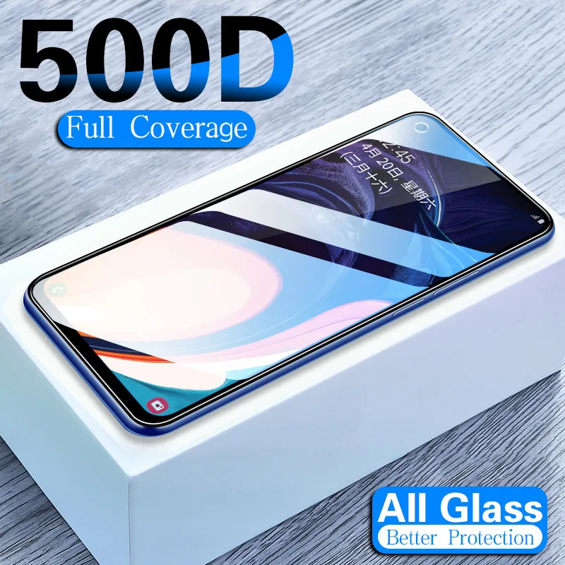 

500D Protective Tempered Glass For Samsung Galaxy A50 A30 Screen Protector Film For Samsung A70 M20 M30 A20 A30 A50 A80 A60 A90