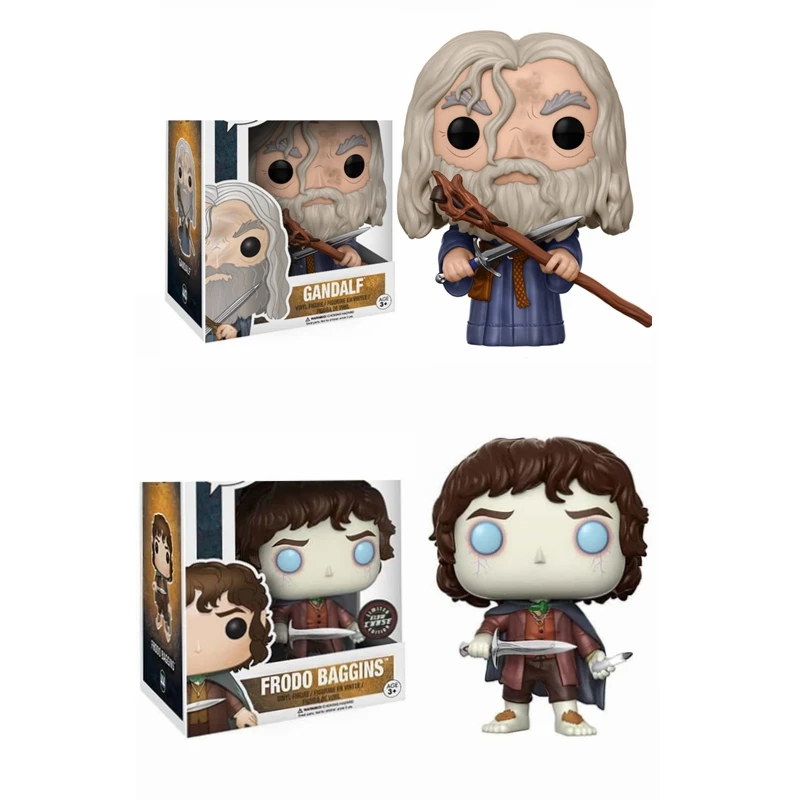 FUNKO POP новейший Властелин колец Гэндальф #443 Frodo bagbenс #444 коллекция экшн-фигурок