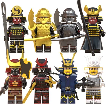 

Lego 8pcs/Set Japan Anime NINJA Samurai Figure Series Building Blocks Bricks Action Compatible Model Toys For Children