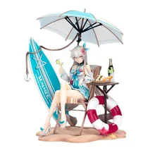 

17cm Anime Honkai Impact 3 Figure 1/8 Sandy beach Kiana Kaslana PVC Action Figure Model Collectible model Toys Kid Gift
