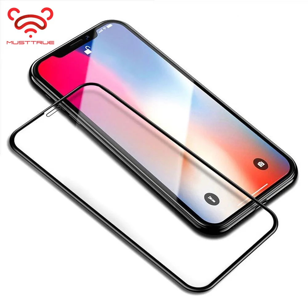 

MUSTTRUE 5Pcs Tempered Glass Protector for iPhone X XR XS Max 7 8 Plus Screen Protector for iPhoneXr Xs Max X 5 5S 6 6S 7 8 Plus
