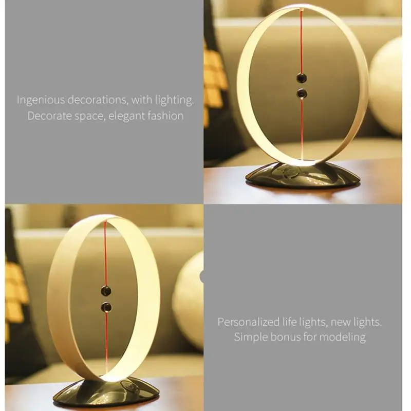 SOL светодиодный Светодиодный настольный светильник Интеллектуальный магнитный баланс светильник Регулируемая яркость USB питание умный