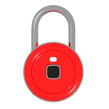 

V6 Fingerprint Lock,Anti-Theft Portable Keyless Padlock,Waterproof Abs Intelligent Biological Lock,Suitable for Cabinet/Gym/Su