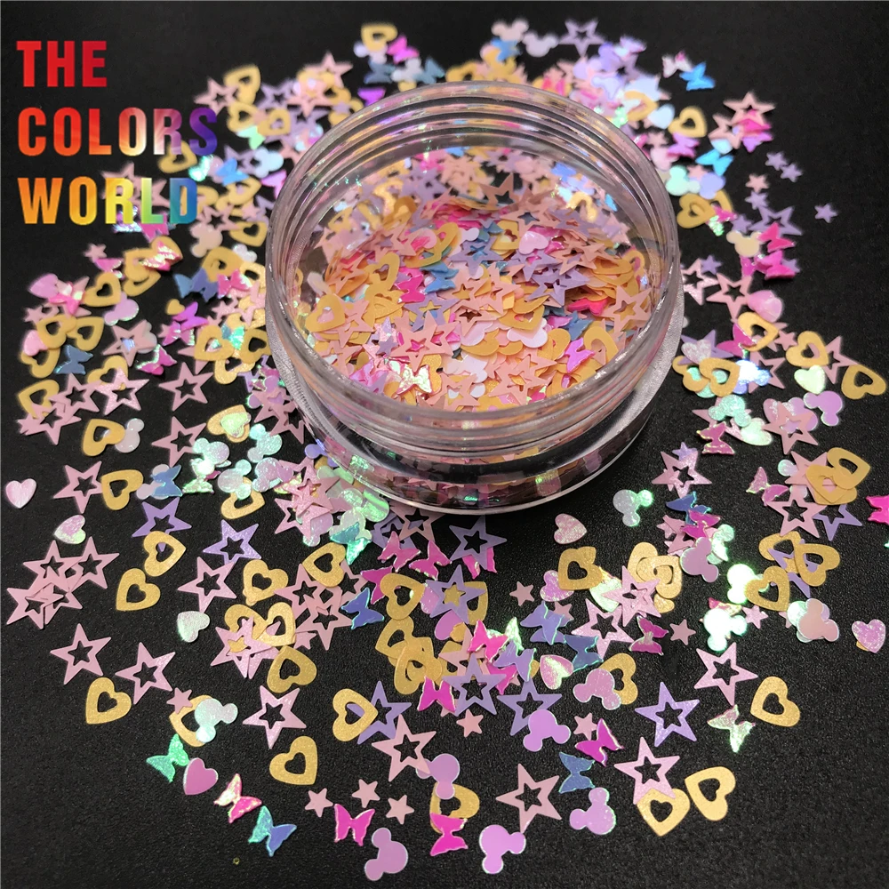 

TCT-417 Mix Color Mix Shape Nail Glitter Nail Art Decoration Body Art Tumbler Crafts DIY Handwork Accessories Festival Supplier