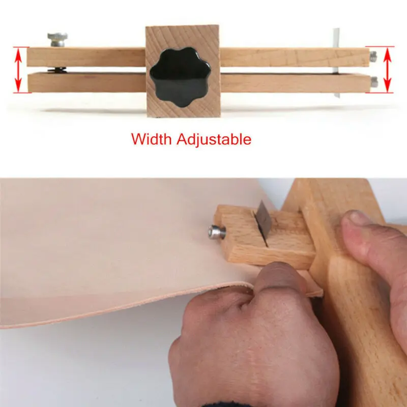 Регулируемый самодельный ремень резак деревянные полосы и инструмент для резки полос ремесло инструмент кожа ручные режущие инструменты