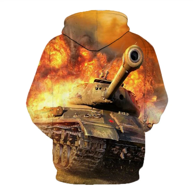 World of Tanks, 3D принт, толстовки с капюшоном для мужчин, популярные игры, повседневные топы, пуловер для женщин, хип-хоп, уличная одежда, негабаритные толстовки
