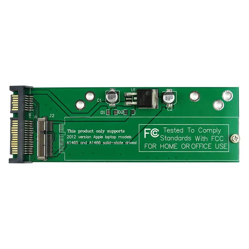 Карта адаптера SATA для 2012 воздуха A1465 A1466 SSD