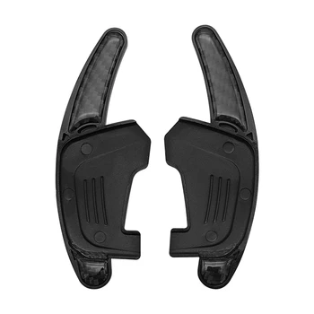 

1Pair For Volkswagen VW Golf MK7 GTI R20 Car Interior Steering Wheel Paddle Cover Trim Carbon Fiber Stickers Car-styling