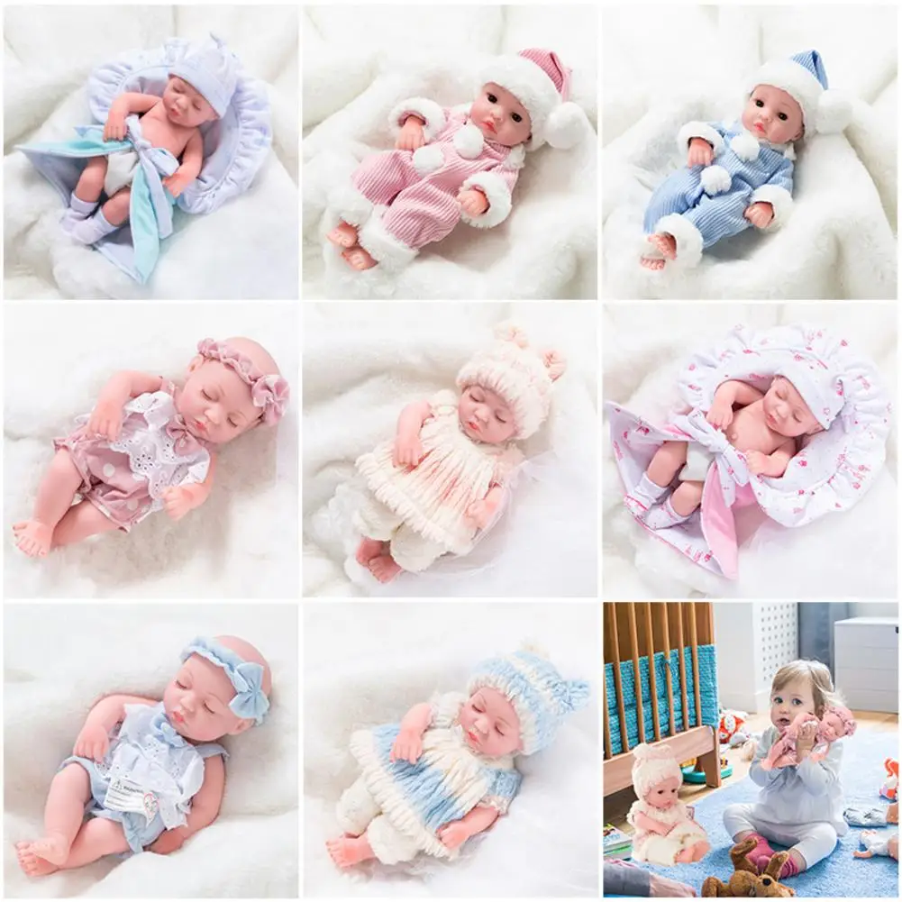 Кукла-реборн 11,81 дюймов, реалистичные куклы для новорожденных, реалистичные куклы для новорожденных, реалистичные силиконовые игрушки для младенцев ручной работы, игрушки для малышей