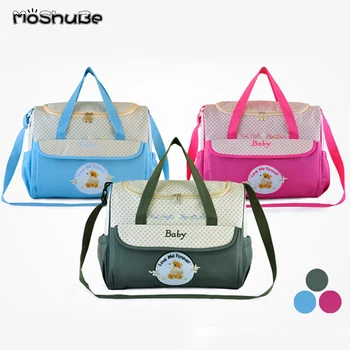 

Mummy Nappy Bag With Large Capacity Strollers Organizer For Mother Outside Women's Handbags Baby Care Changing Diaper B547