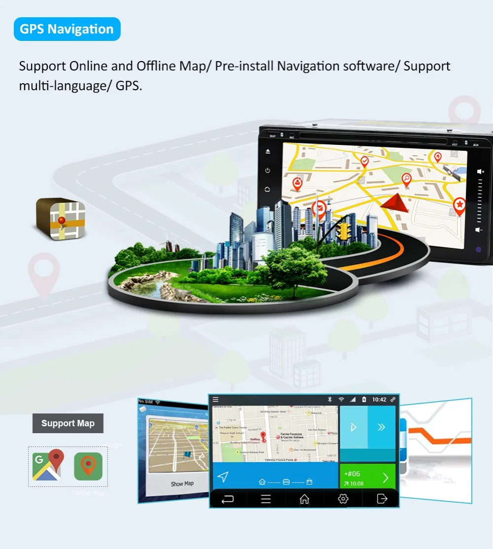Discount Bosion 2 din Android 9.0 car radio gps for Toyota Old Corolla Universal radio wifi BT DAB+ Capacitive 6.2 inch car DVD player 10