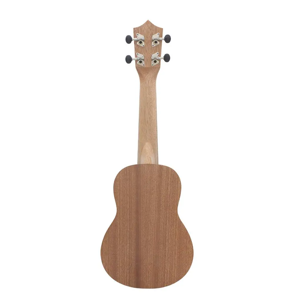 IRIN 21inch Sapele Ukulele Hawaiian Small Guitar 4-string Ukulele Heart-shaped Sound Hole Musical Instrument