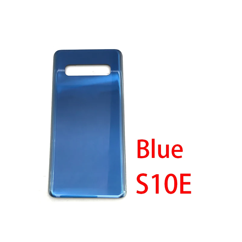 50 шт, задняя крышка батареи Стекло для samsung Galaxy S10/S10 Plus/S10e - Цвет: S10e Blue