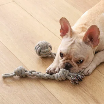 

2Pcs Dog Toy Set Dog Ropes Chew Toys Washable Cotton Dog Toys For Medium And Small Dogs Dental Teething Toys For Dogs Supplies