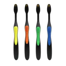 Ультра мягкая зубная щетка бамбуковый уголь нано щетка уход за полостью рта зубная щетка es