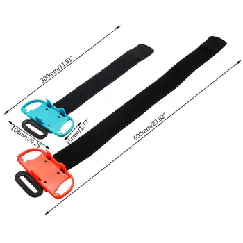 

1 Pair Adjustable Elastic Dance Wrist Band Strap for Ninten do Switch Just Dance