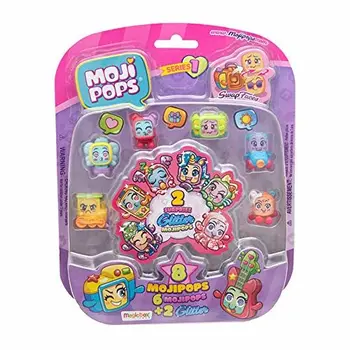 

MOJIPOPS - Blister 8 figuras (6 figuras MojiPops y 2 exclusivas figuras Glitter)