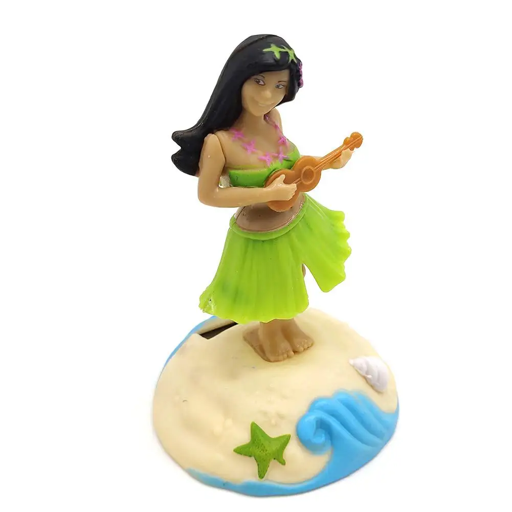 Solar Dancing Hawaii Girl Hula Shaking Head Toy Dancing Doll Hawaii
Swinging Animated Car Accessories Solar Power Toy