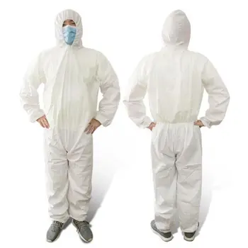 

Waterproof Non-Woven Disposable Coverall Protective Clothing Disposable Oil-Resistant Protective Coverall For Spray Painting