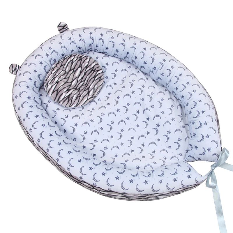 Новая детская кроватка для кровати портативный детский шезлонг для новорожденной кроватки дышащее и спящее гнездо с подушками матрасы