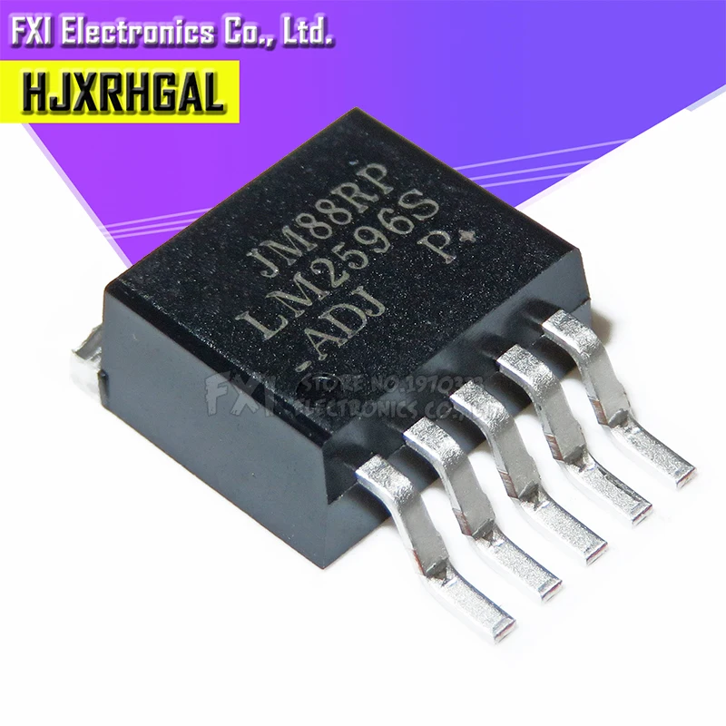 10Pcs Lm2596S-Adj To263 Lm2596-Adj To-263 Nuovo E Ic