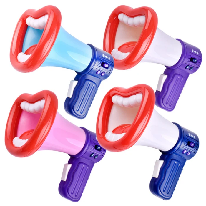 Novelty Mask with 3 Mode Voice Changer Handheld Loudspeaker Halloween Kids Toy FJ88