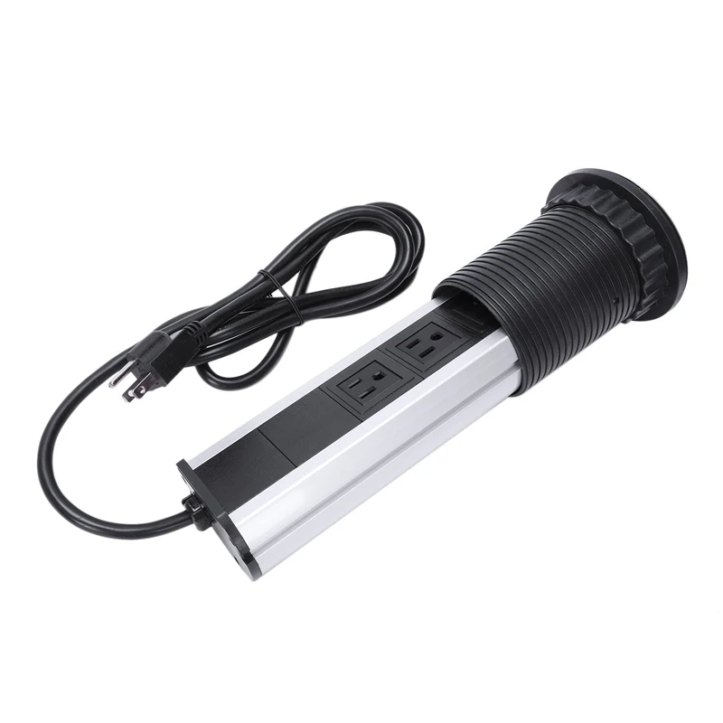 Standard Wall Power Socket Kitchen Office Desktop Socket Countertop Point Pull Retractable Socket Outlet