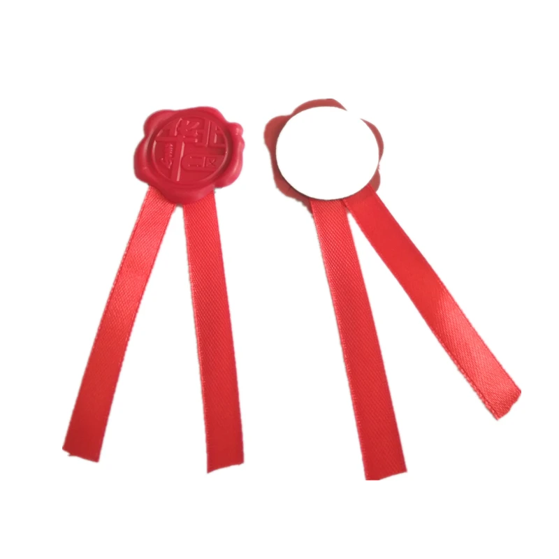 Ribbon wax sticker 1-1