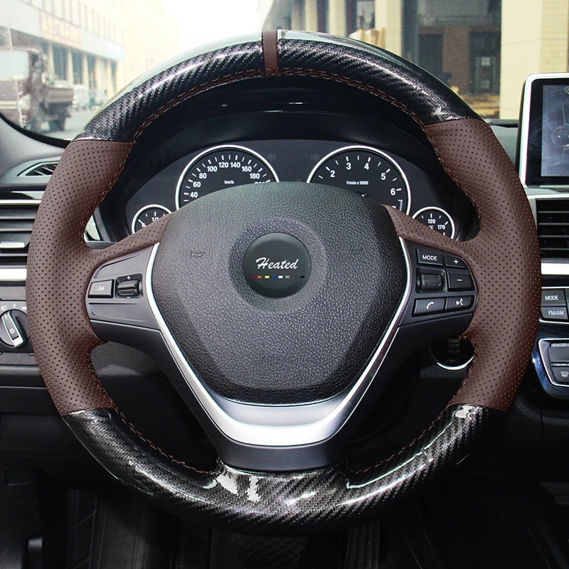 Оплетка на руль для BMW F20 2012 2018 F45 2014 F30 F31 F34 2013 2017 F32 F33 F36|on the steering wheel|wheel cover braidcover on